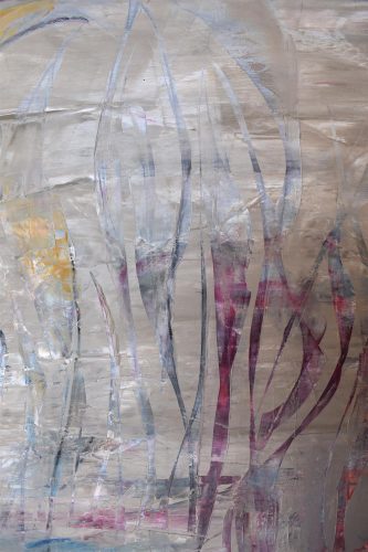 Quadro "Armonia" di Pina Gurrieri. Soggetto: Astratto. Dipinto olio su tela, dimensioni: 80 W x 70 H x 3.5 D cm