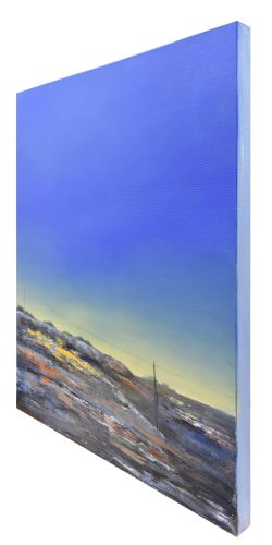Quadro "Luce Riflessa" di Pina Gurrieri. Soggetto: Paesaggio. Dipinto olio su tela, dimensioni: 70 W x 80 H x 3 D cm
